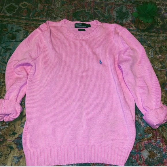 Polo Ralph Lauren Sweaters - POLO Ralph Lauren Small Pink Crewneck Sweter